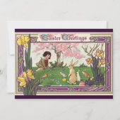 ヴィンテージとイースターの卵狩りの子ども (正面)