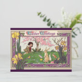 ヴィンテージとイースターの卵狩りの子ども (スタンド正面)