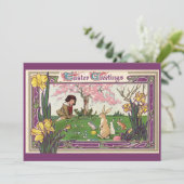 ヴィンテージとイースターの卵狩りの子ども シーズンカード (スタンド正面)