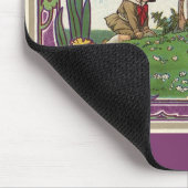 ヴィンテージとイースターの卵狩りの子ども マウスパッド (コーナー)