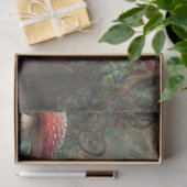 ヴィンテージとウサギのクロックの森の切り離し 薄葉紙 (ギフト)