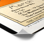 ヴィンテージとウサギ ポスター (角)