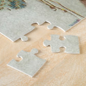 ヴィンテージとオウム ジグソーパズル (側面)