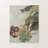 ヴィンテージとオウム ジグソーパズル (縦)