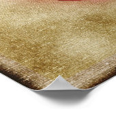 ヴィンテージとオレンジ ポスター (角)