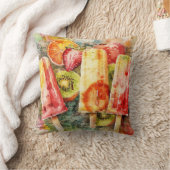 ヴィンテージとキウズイチゴの果実 クッション (ブランケット)