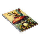 ヴィンテージとキノコ ノートブック (右側)