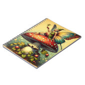 ヴィンテージとキノコ ノートブック (左側)