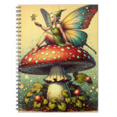 ヴィンテージとキノコ ノートブック (正面)