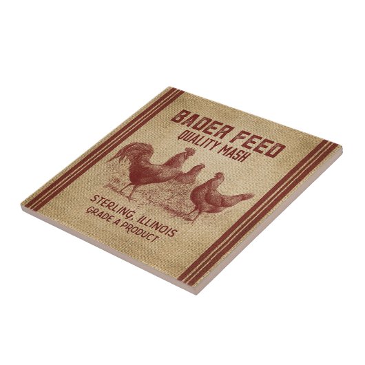 ヴィンテージとクオリティマッシュロースターホームデコールタイル タイル (側面)