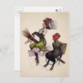 ヴィンテージとクランプス ポストカード (正面/裏面)