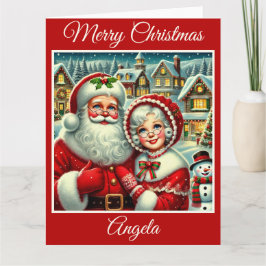 ヴィンテージとクロース夫人が北極点で カード