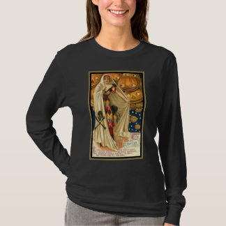 ヴィンテージとケープハロウィーンダークティー Tシャツ