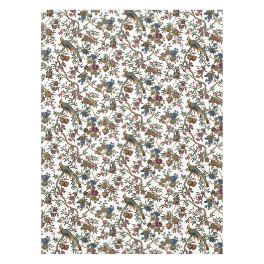 ヴィンテージとザクロのパターン テーブルクロス (正面)