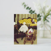 ヴィンテージとトビウチソウの入った部屋 ポストカード (スタンド正面)