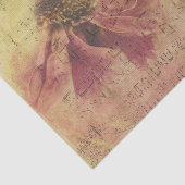 ヴィンテージとハチドリの楽譜 薄葉紙 (詳細)