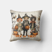 ヴィンテージとハロウィン伝統的コスチューム クッション (裏面)