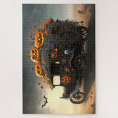 ヴィンテージとハロウィーン ジグソーパズル (縦)