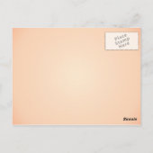 ヴィンテージとハート ポストカード (裏面)