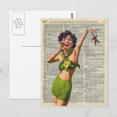 ヴィンテージとヒトデ ポストカード (正面/裏面)