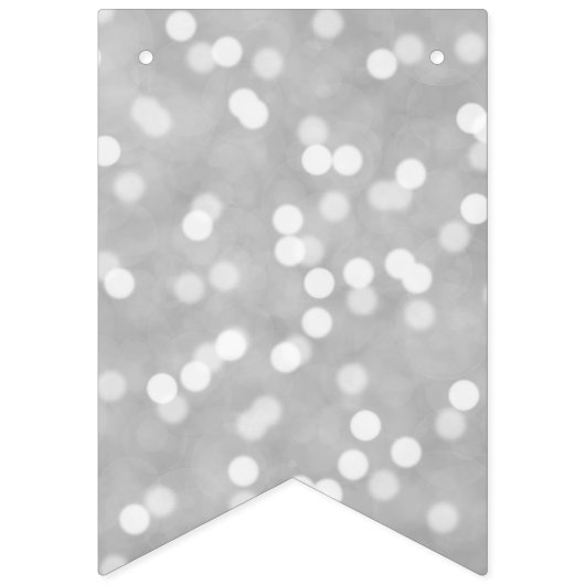 ヴィンテージとピンクの灰色の女の子の赤ちゃんシャワー バンティングフラッグ (第2の旗)