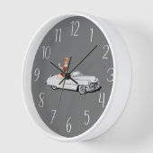 ヴィンテージとピンナップ 壁時計 (傾斜)