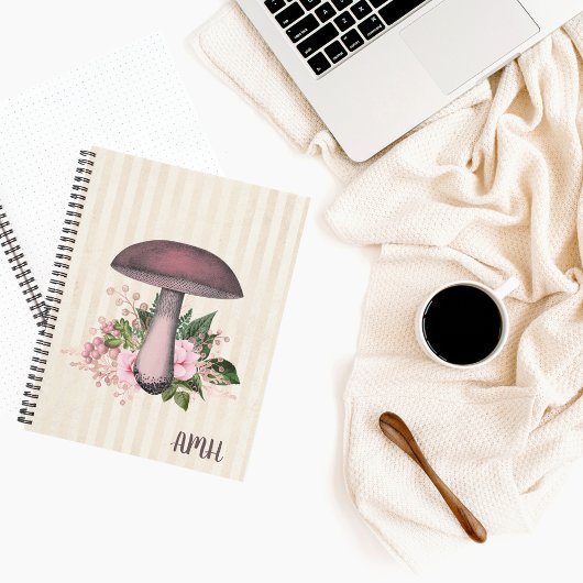 ヴィンテージとフローラの箇条書き ノートブック