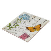 ヴィンテージとフローラはがき…タイル タイル (側面)