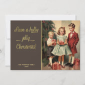 ヴィンテージとプレゼント シーズンカード (正面)