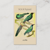 ヴィンテージとマイナの鳥クラフト 名刺 (正面)