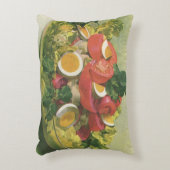 ヴィンテージとミッオーガニックトグリーンメスクランサラダ アクセントクッション (正面(垂直))