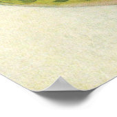 ヴィンテージとミッオーガニックトグリーンメスクランサラダ ポスター (角)