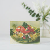 ヴィンテージとミッオーガニックトグリーンメスクランサラダ ポストカード (スタンド正面)