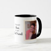 ヴィンテージとモダン写真 |お母さんから友最高の人へ マグカップ (正面右)