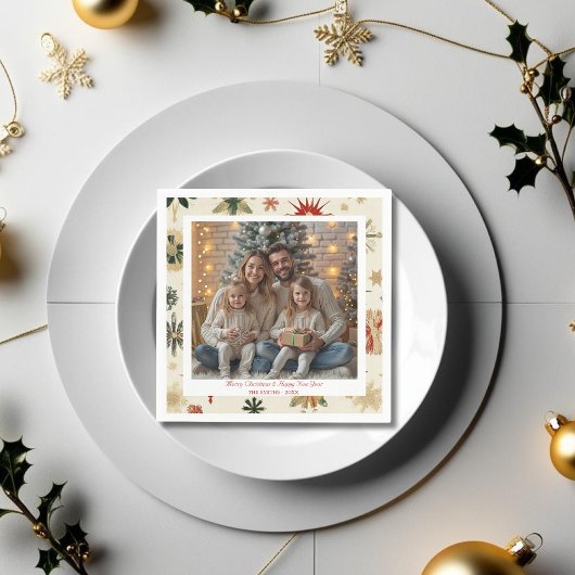 ヴィンテージとモダン金ゴールド スタンダードカクテルナプキン