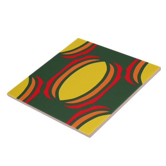 ヴィンテージとレトロシームレスパターンセラミックタイル タイル (側面)