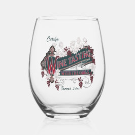 ヴィンテージと一緒に飲むワイン ステムなしワイングラス