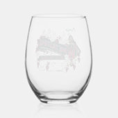 ヴィンテージと一緒に飲むワイン ステムなしワイングラス (裏面)