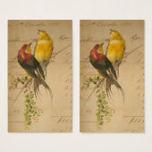 ヴィンテージと元帳の紙 (正面&裏面)