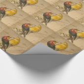 ヴィンテージと元帳の紙 ラッピングペーパー (角)