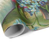 ヴィンテージと可愛いファッションシューズコラージュ ラッピングペーパー (ロールコーナー)