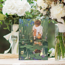 ヴィンテージと妖精と池の母の日のカード