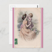 ヴィンテージと娘 ポストカード (正面/裏面)