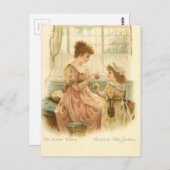 ヴィンテージと娘 ポストカード (正面/裏面)