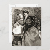 ヴィンテージと娘 ポストカード (正面/裏面)