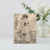 ヴィンテージと娘 ポストカード (スタンド正面)