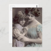 ヴィンテージと娘 ポストカード (正面/裏面)