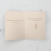 ヴィンテージと子犬 カード (内部)