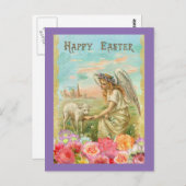 ヴィンテージと子羊 ポストカード (正面/裏面)