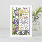 ヴィンテージと宗教復活祭の聖句 シーズンカード (スタンド正面)